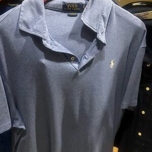 Ralph Lauren Men's Classic Blue Polo Shirt